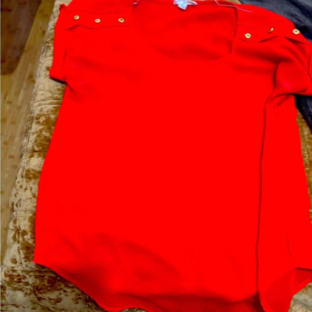 Woman Medium Blouse 100% Polyester